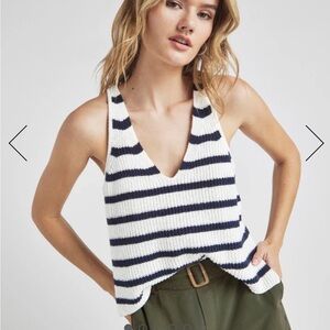 Splendid Striped Dierdre Sweater Tank NWT
